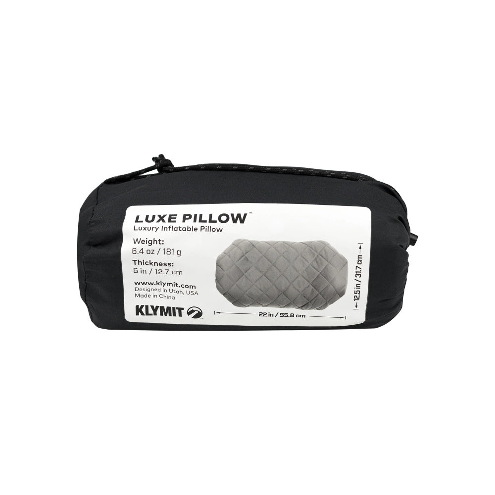 Klymit Luxe Pillow in bag