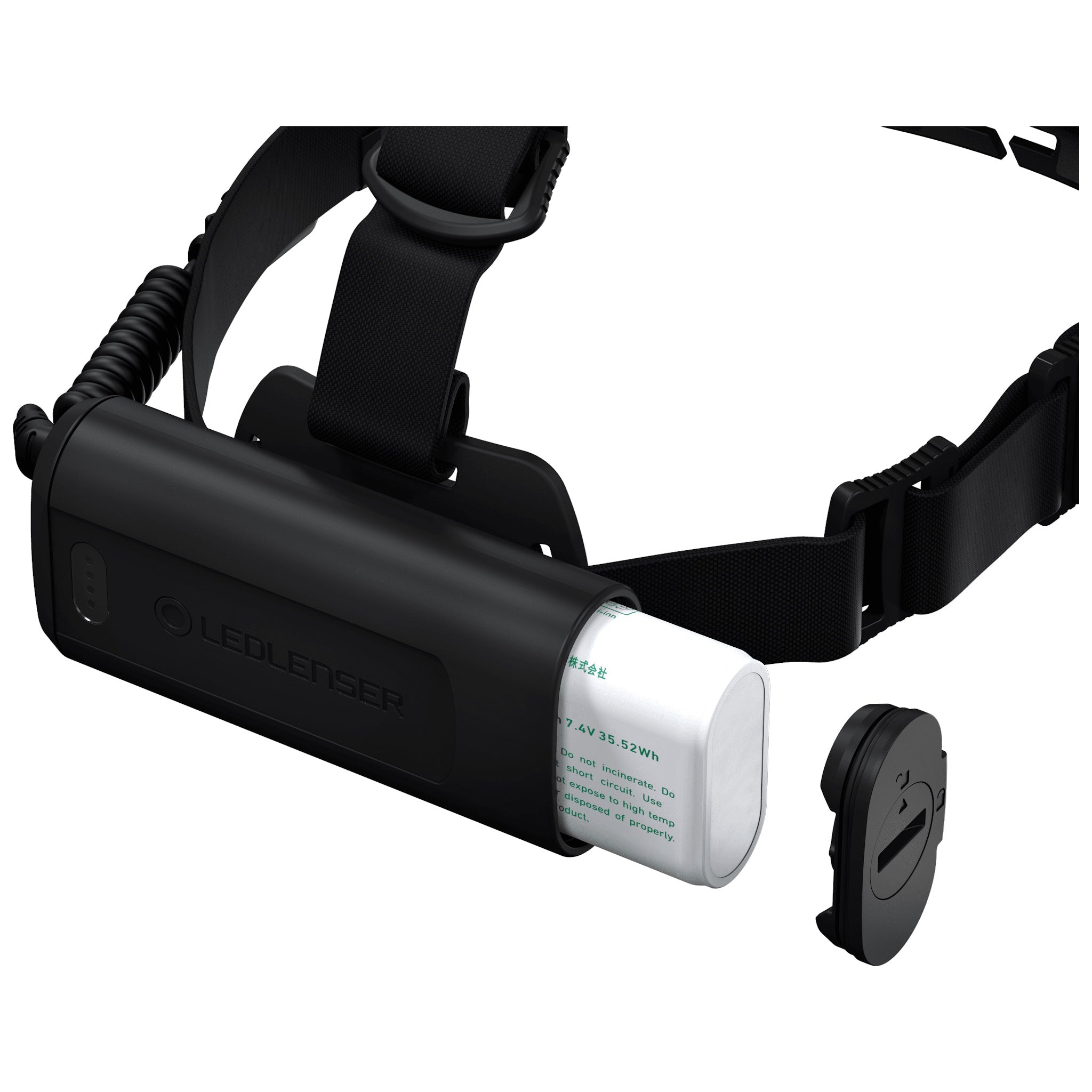 Battery case of Led Lenser H15R Core Headlamp