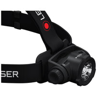 Close up front of Led Lenser H7R Core Headlamp