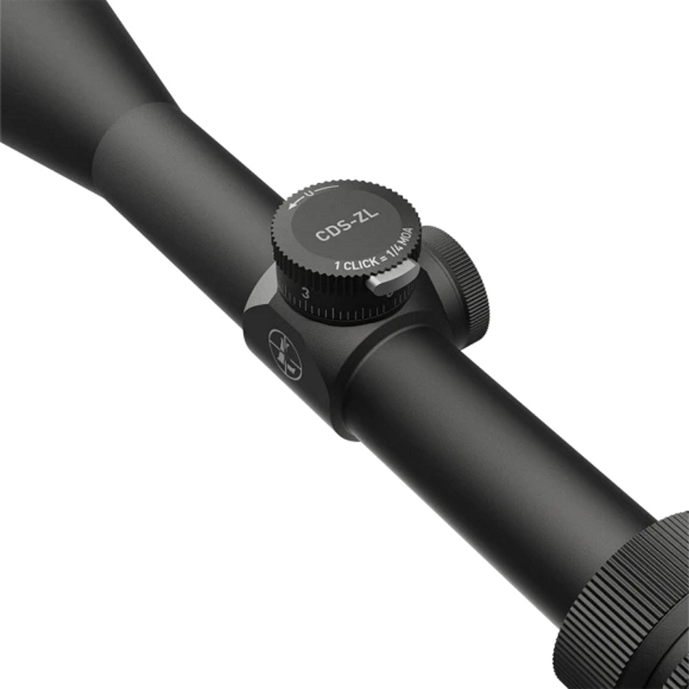 Close up of Leupold VX-3HD 3.5-10X40 CDS-ZL Duplex Riflescope