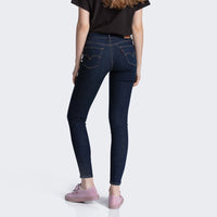 Back view of Levi's 710 Women's Super Skinny Jeans in Wandering Mind