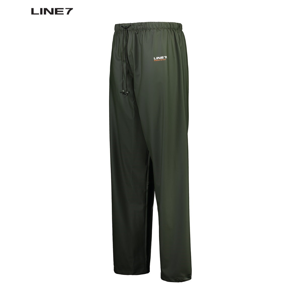 Front view of Line 7 Station Green Over Pants
