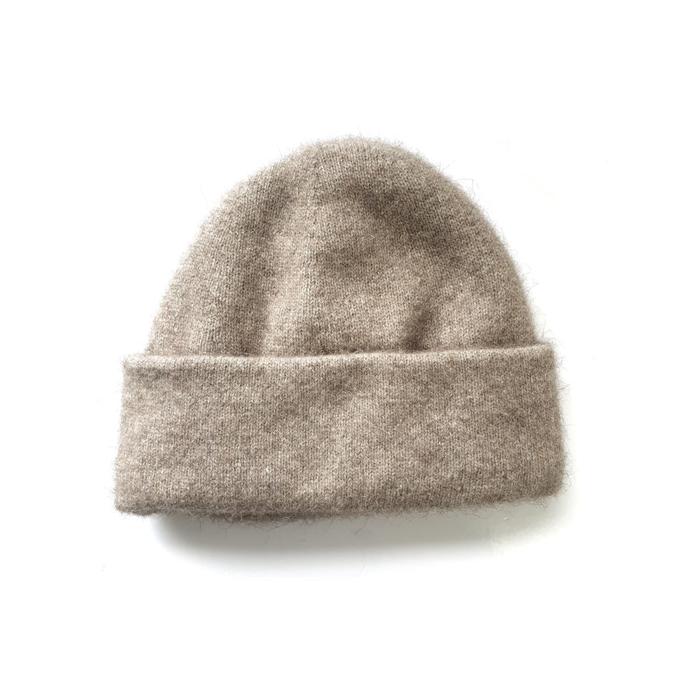 Lothlorian Possum Merino Beanie in Natural