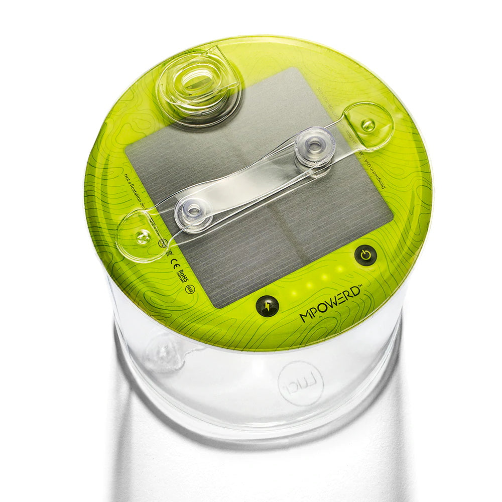 Top down of Luci Outdoor 2.0 Pro Solar Lantern