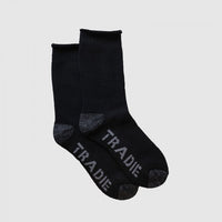 Tradie Mens 2pk Wool Socks Flat