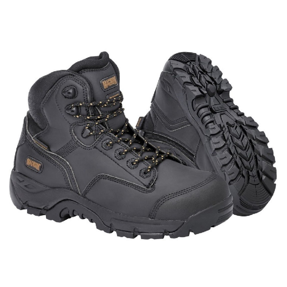 Magnum Precision Max Zip WP Soft Toe Work Boots in Black