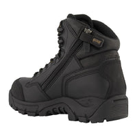 Back of Magnum Precision Max Zip WP Soft Toe Work Boot in Black