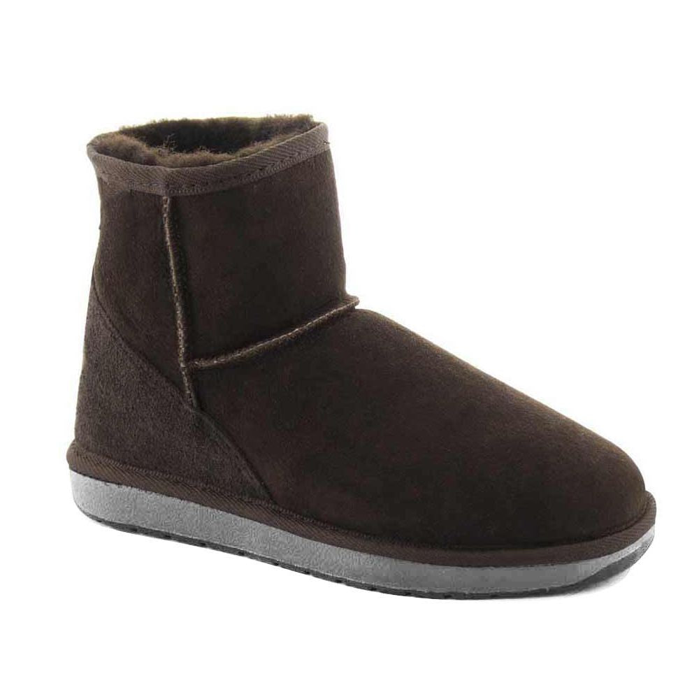 MBU Childrens Mini Ugg Boots in Chocolate
