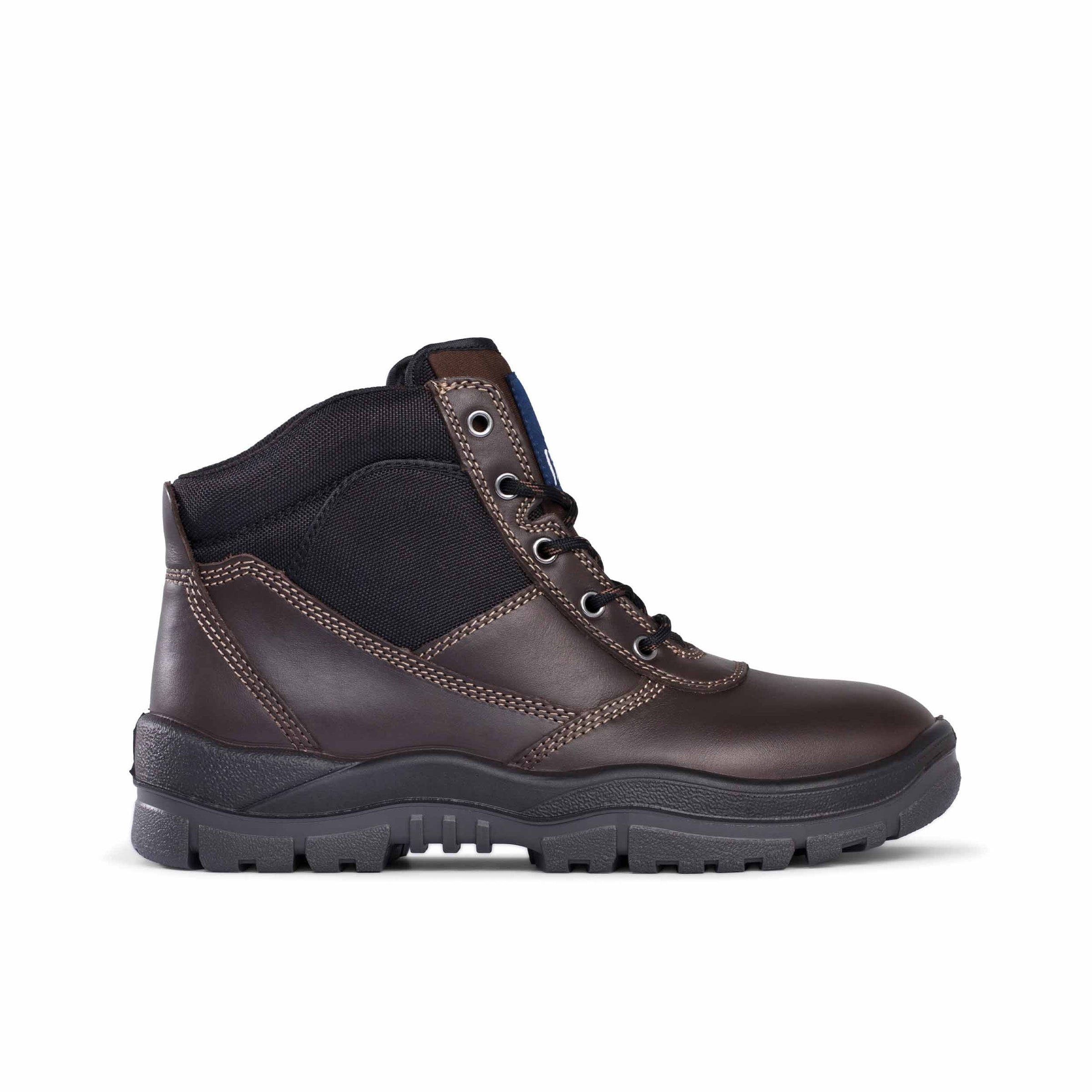 Side view of Mongrel 917030 Lace Up Boot in Claret.