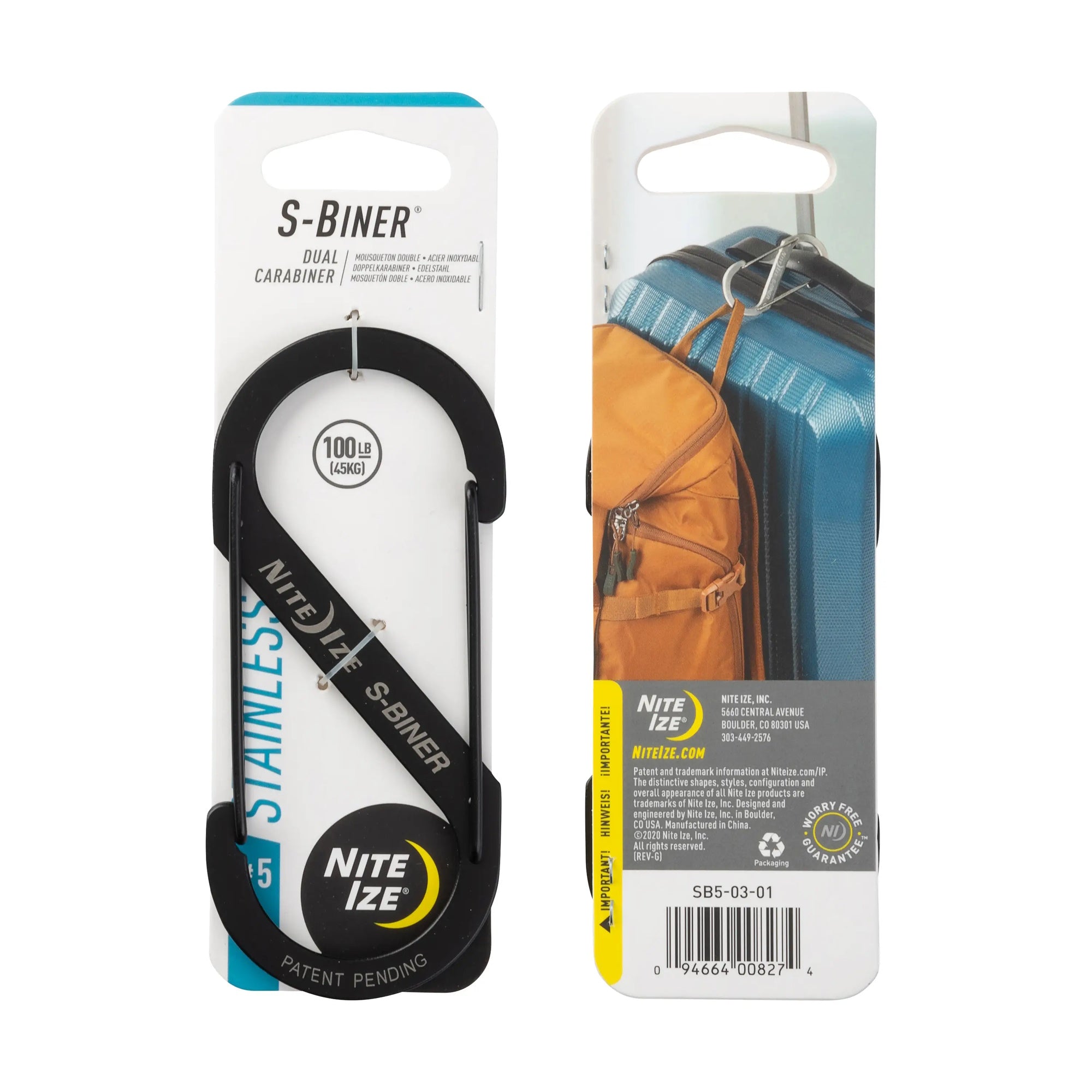 Nite Ize S-Biner Size 5 Black