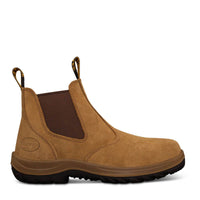 Side view of Oliver 34-624 Suede Boot in Beige