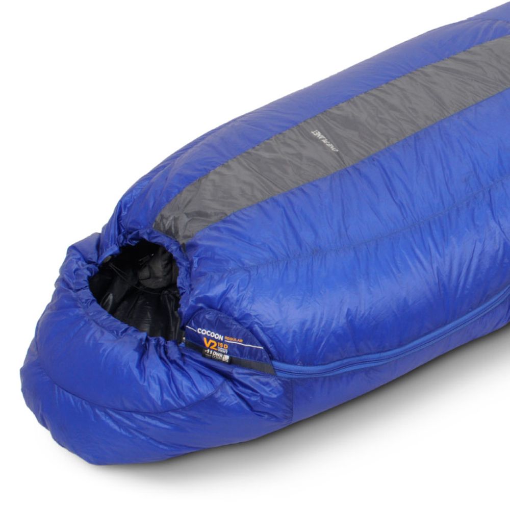 Close up of hood on One Planet Cocoon Mummy Sleeping Bag