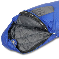 Hood open of One Planet Cocoon Mummy Sleeping Bag