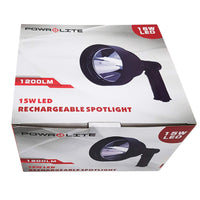 Powalite 15W 12V Rechargeable LED Spotlight in box
