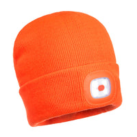 Portwest Led Beanie in Orange