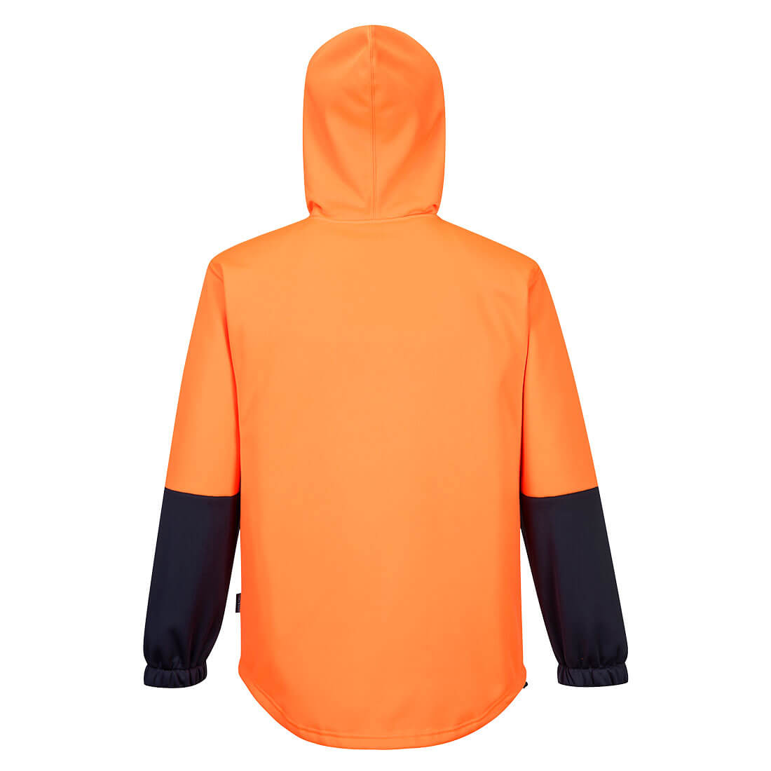 Back of Portwest Hi Vis Water Repellent Hoodie in Orange
