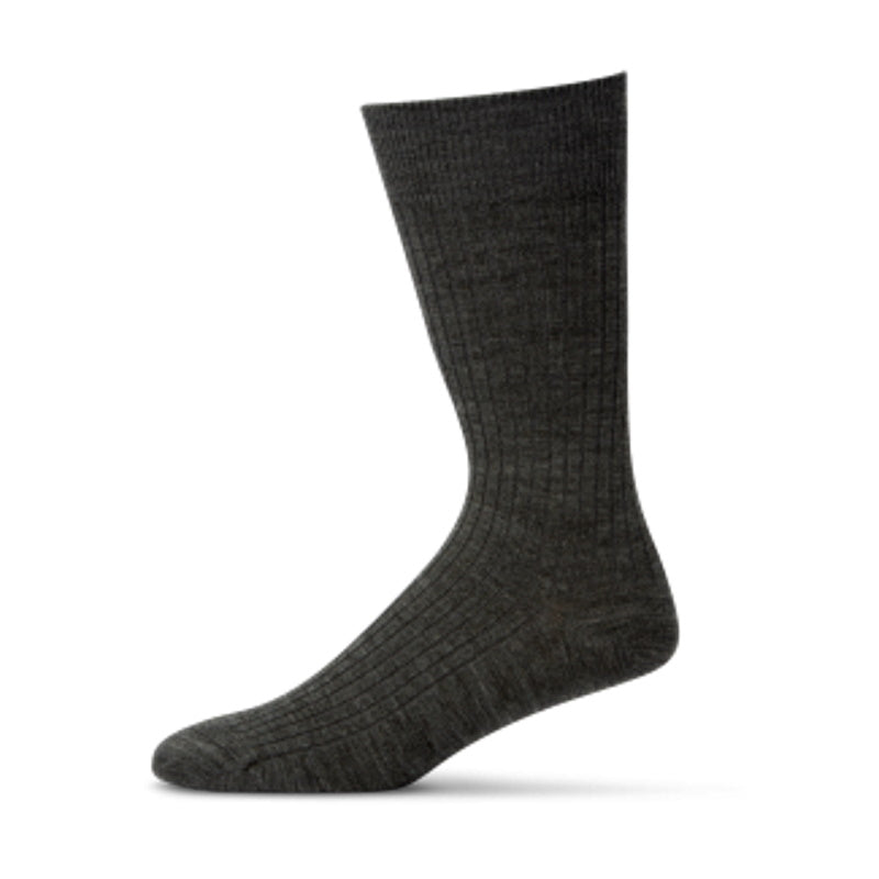 Pussyfoot Men's Wool Blend Health Sock in Charcoal