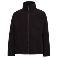 Front view of Rainbird Men's Nangu Fleece Jacket in Black