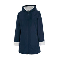 Front of Rainbird Hestia Womens Coat in Navy