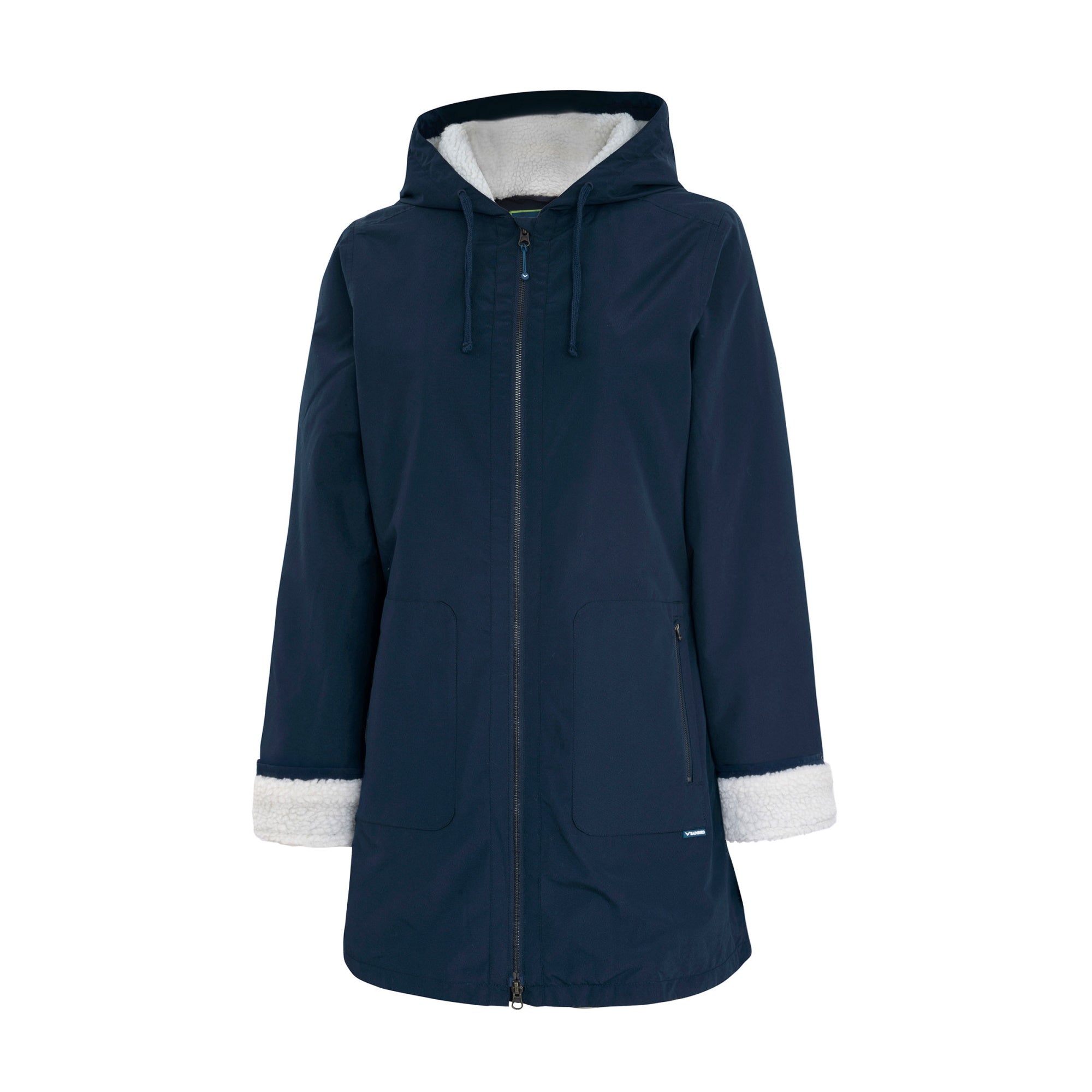 Front of Rainbird Hestia Womens Coat in Navy
