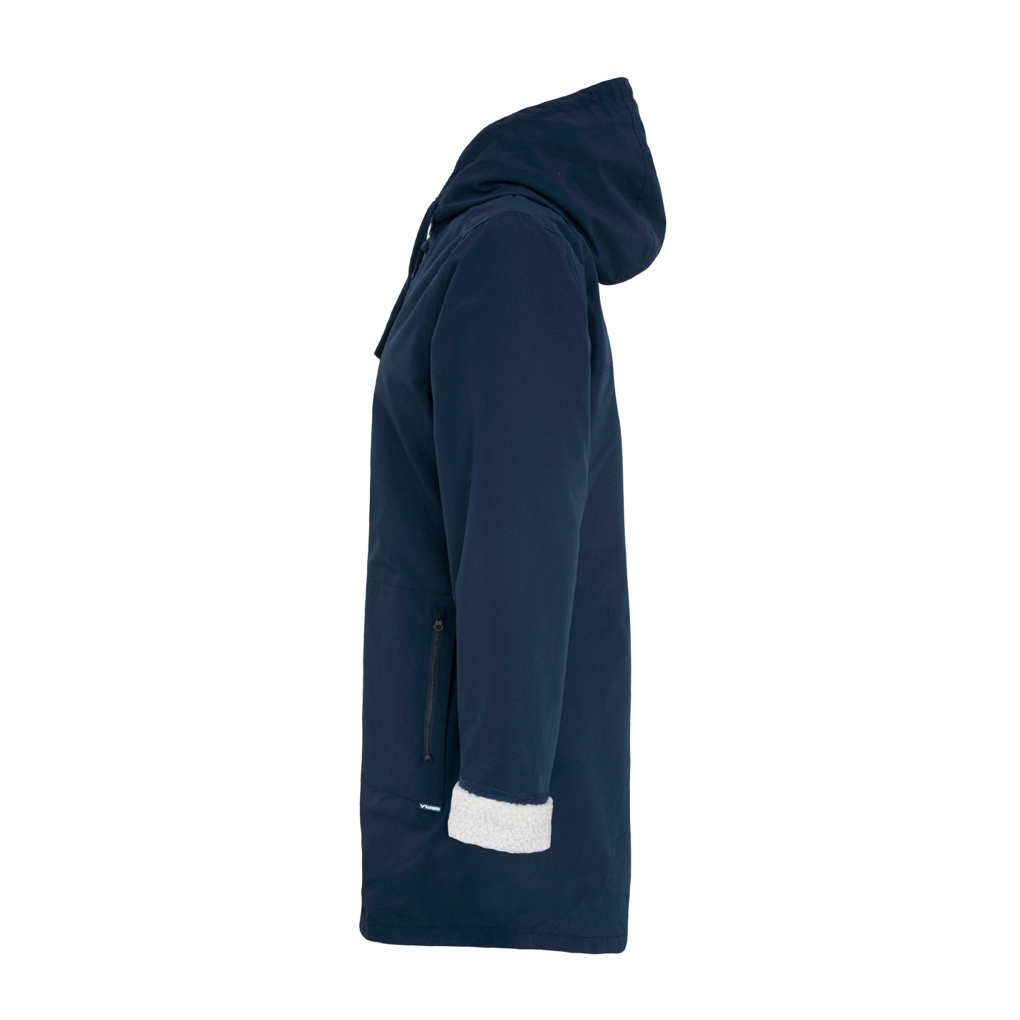 Side of Rainbird Hestia Womens Coat in Navy