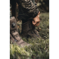 Ridgeline Ascent BOA Lace Boot being fastened