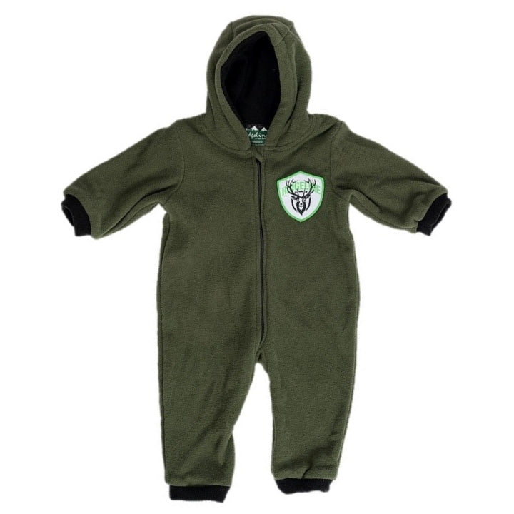 Ridgeline Kids Critters Onesie in Field Olive