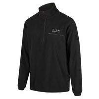 Front view of Ridgeline Micro Fleece Long Sleeve Shirt in Black