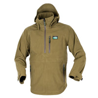 Front of Ridgeline Kids Monsoon Anorak in Teak