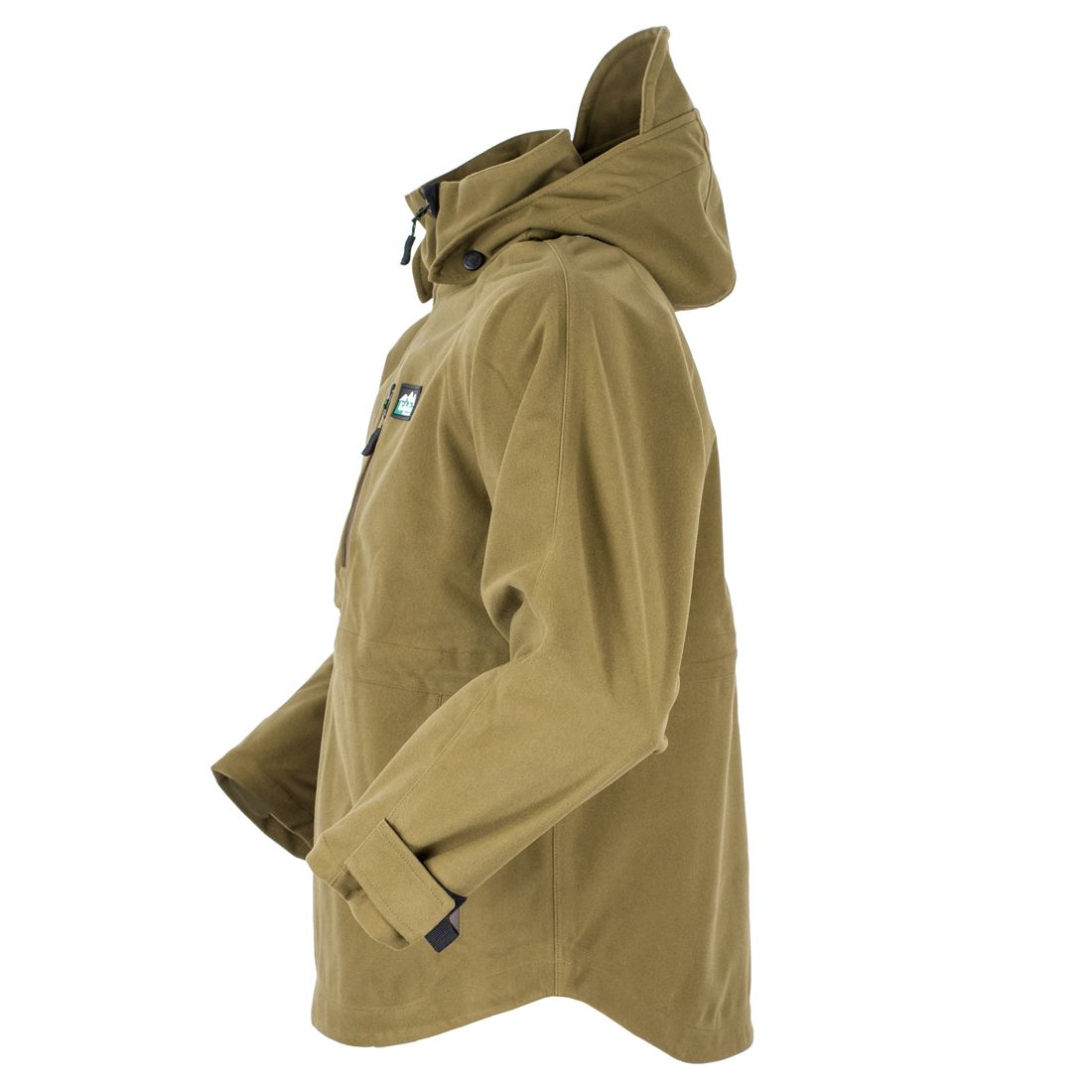 Side of Ridgeline Kids Monsoon Anorak in Teak