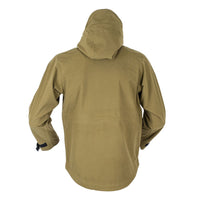 Back of Ridgeline Kids Monsoon Anorak in Teak