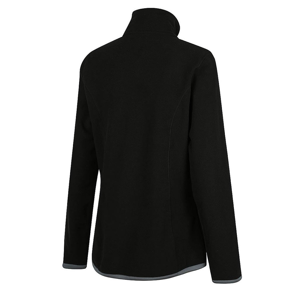 Back of Ridgeline Womens Lowland Zip Fleece in Black
