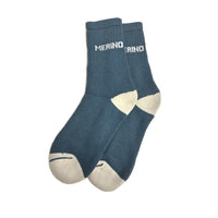 Rizzi 90% Mens Merino Wool Socks in Blue
