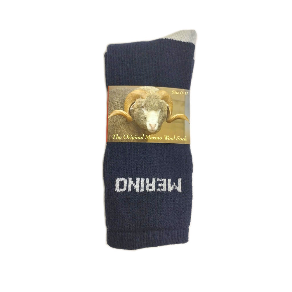 Rizzi 90% Mens Merino Wool Socks in Navy