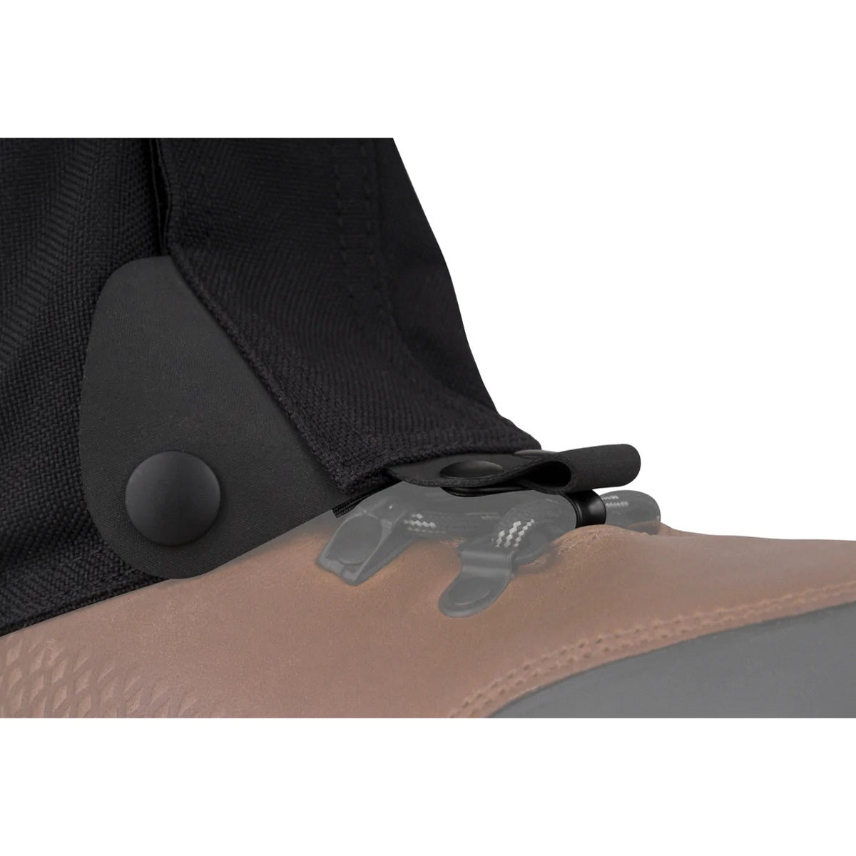Close up of laces on Sea To Summit Quagmire Canvas Gaiters