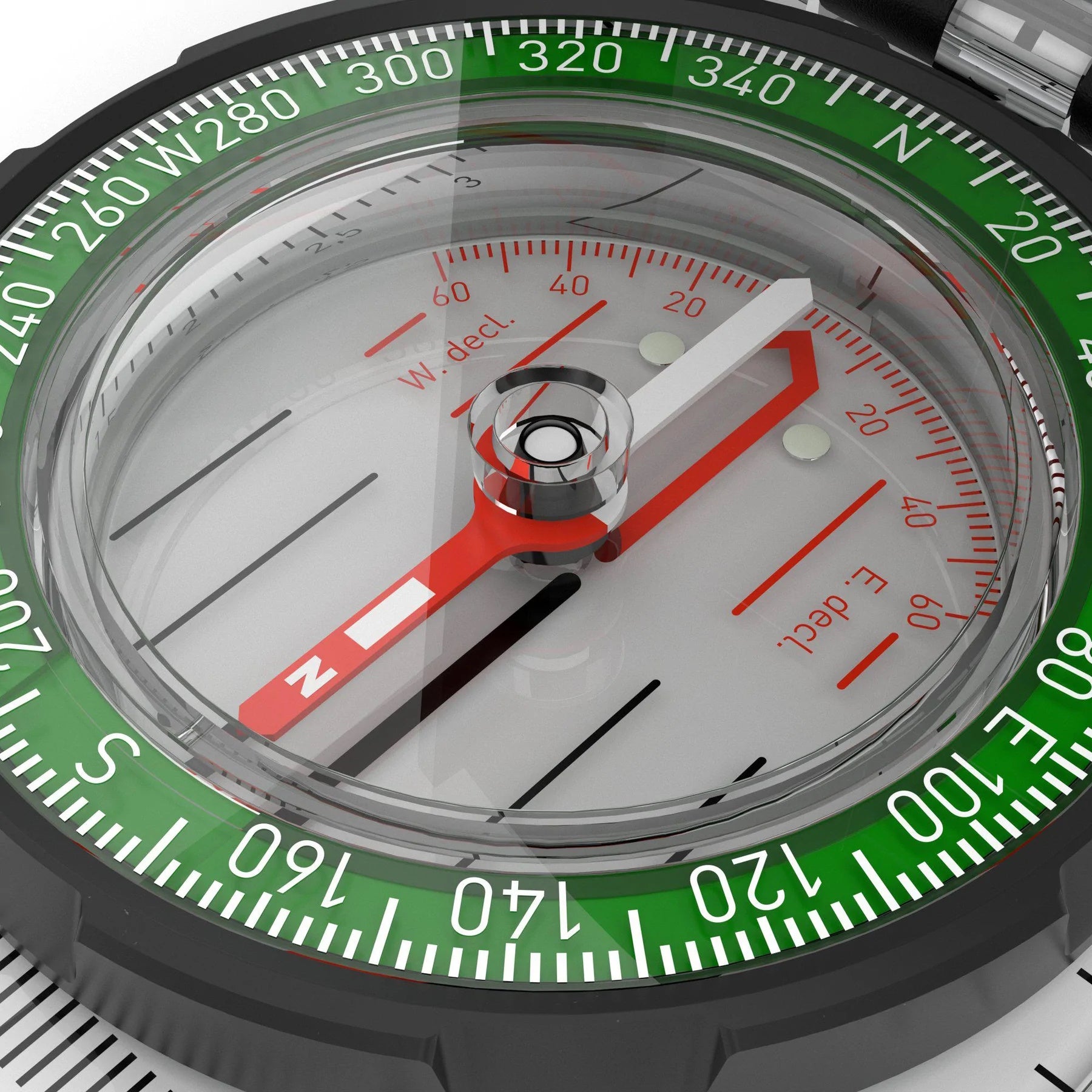 Close up of Silva Ranger S MS Compass