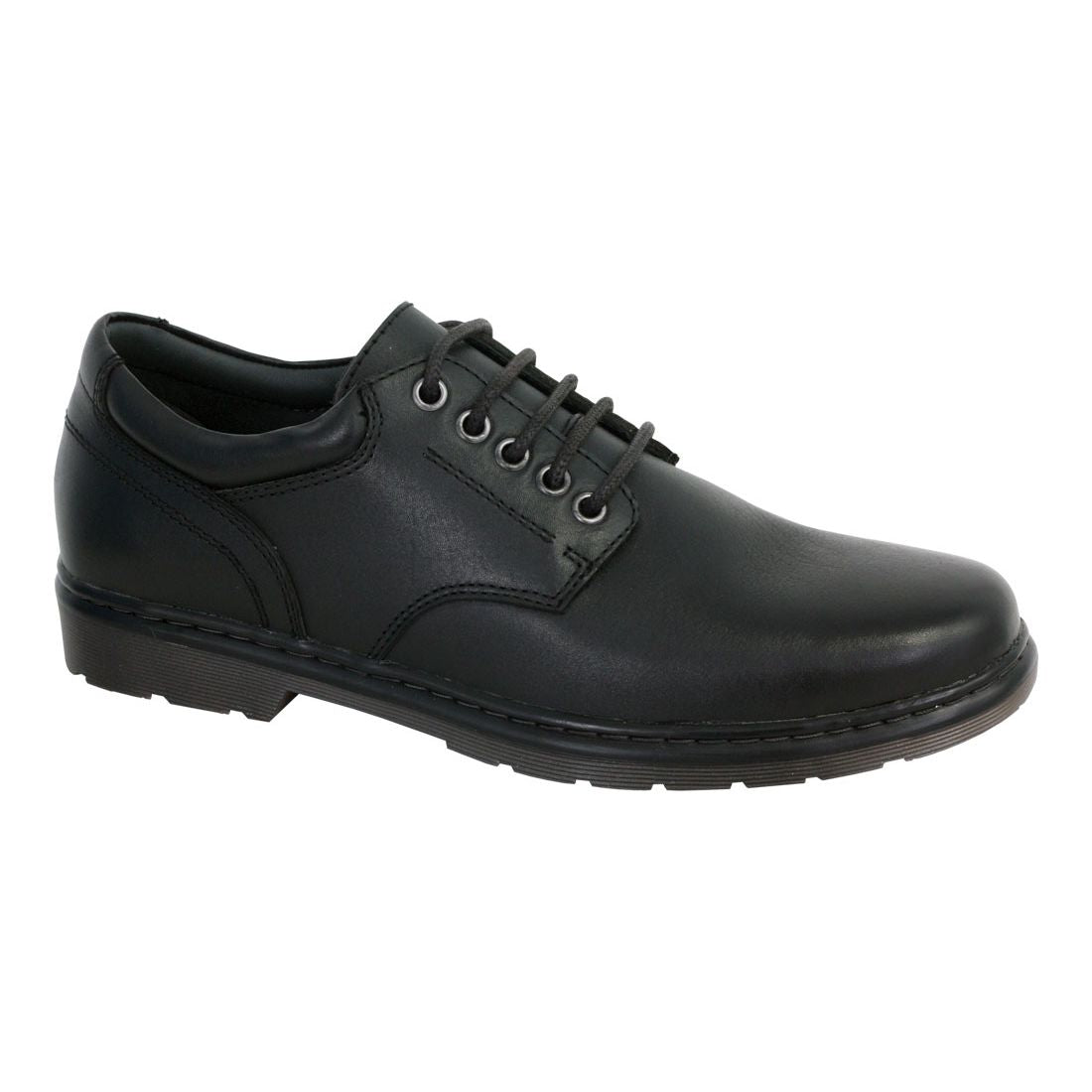 Slatters Mens Titan Lace Up Shoe in Black