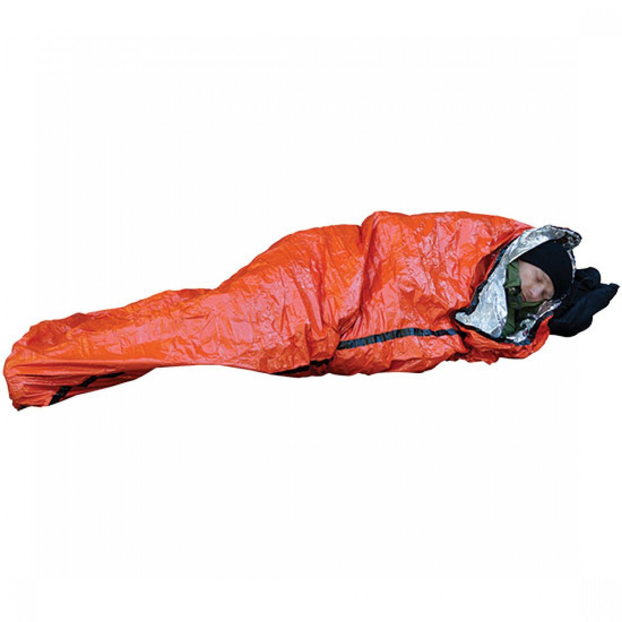 SOL Emergency Bivvy being used