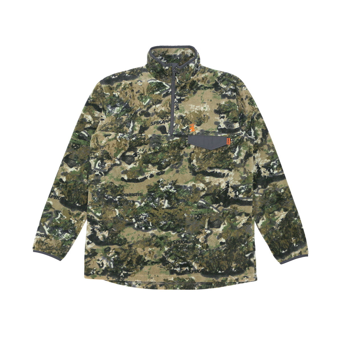 Spika Mens Basecamp Fleece Jumper in Biarri Camo