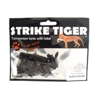 Strike Tiger Lure Nymph (1 Inch X 10 Pack) in Black Caviar