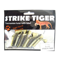 Strike Tiger Lure T-Tail Pro Series (2 Inch X 10 Pack) Stealth Tiger