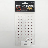 Strike Tiger Lure Self Adhesive Lure Eyes 3mm Red