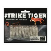 Strike Tiger Lure T-Tail (2.5 Inch X 10 Pack) Whitebait Pearl