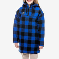 Swanndri Kids Brixton Bush Shirt in Blue/Black Check