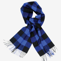 Swanndri Wool Scarfie in Blue & Black