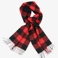 Swanndri Wool Scarfie in Red & Black