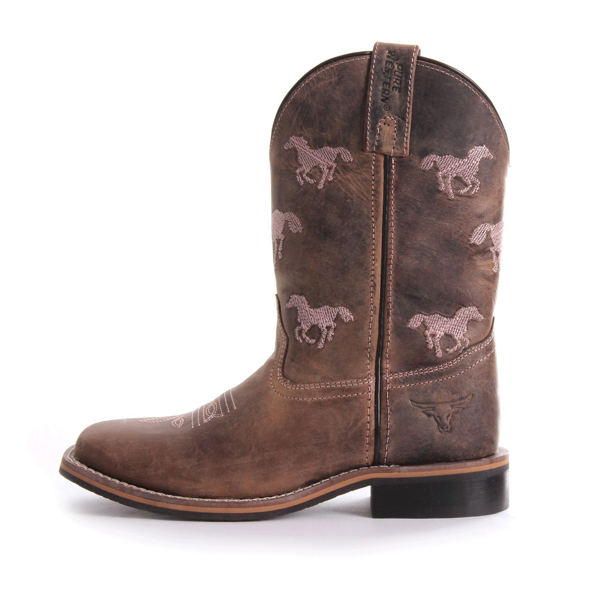 Pure Western Kids Selina Boot in Brown