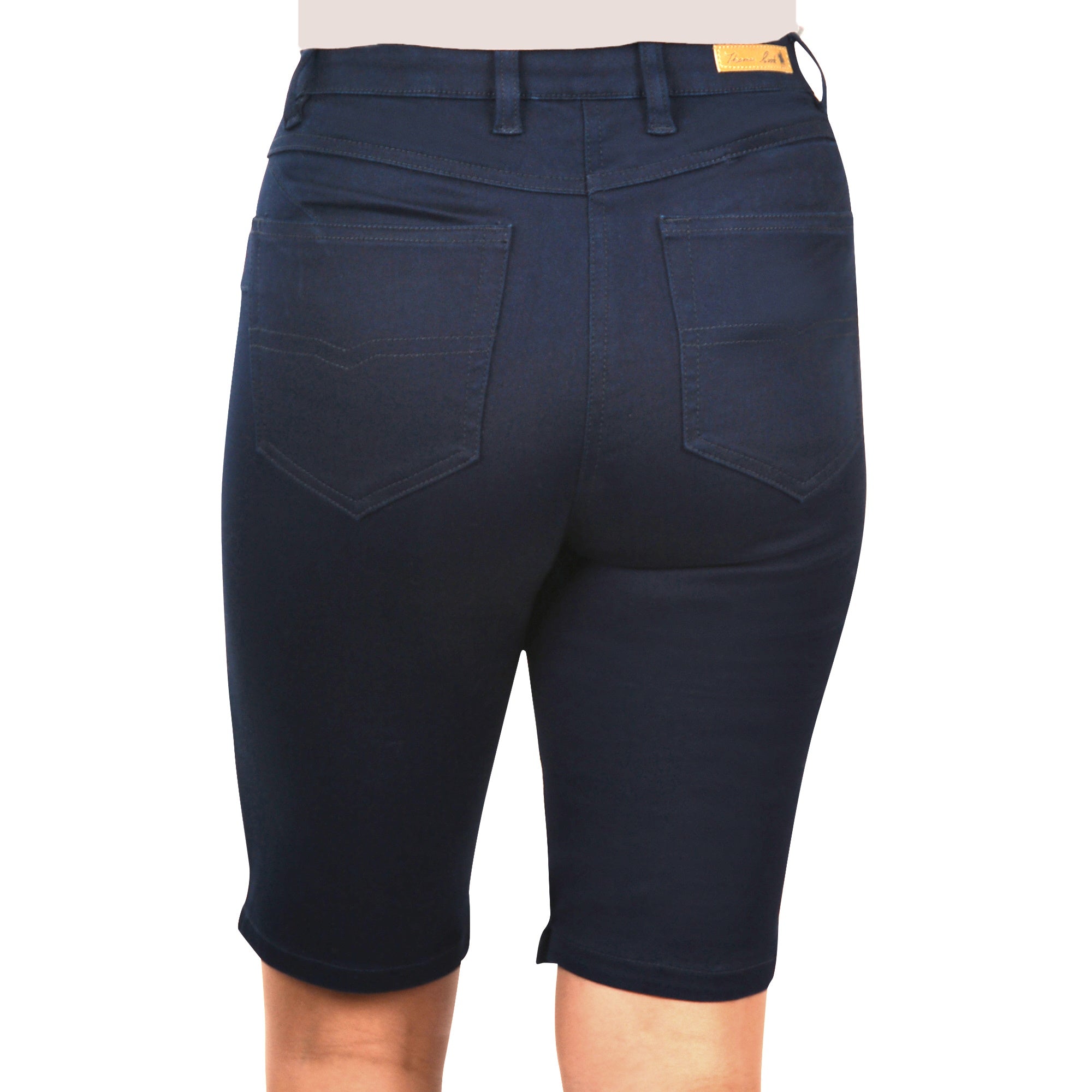 Back of Thomas Cook Womens Suzie Slimmer Leg Wonder Jean Shorts