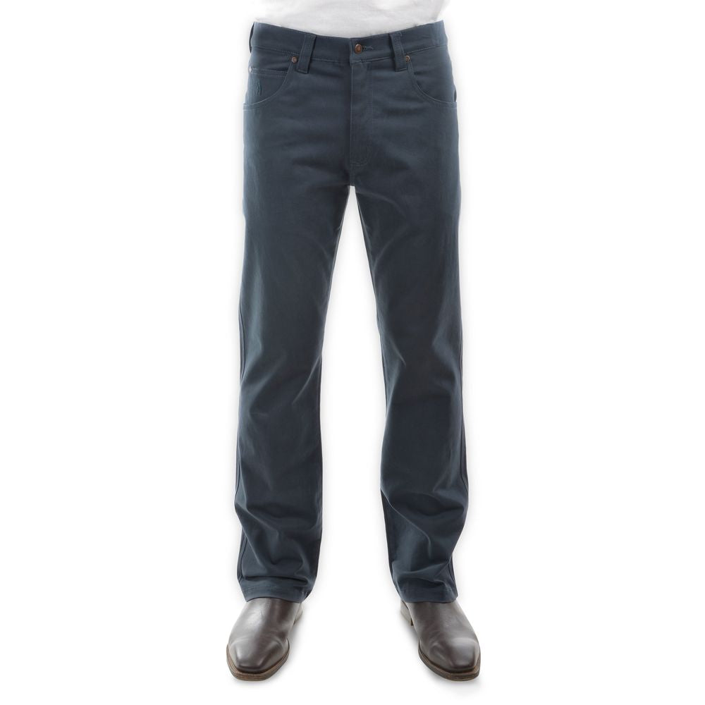 Thomas Cook Men's Stretch Moleskin Jeans in Bluesteel