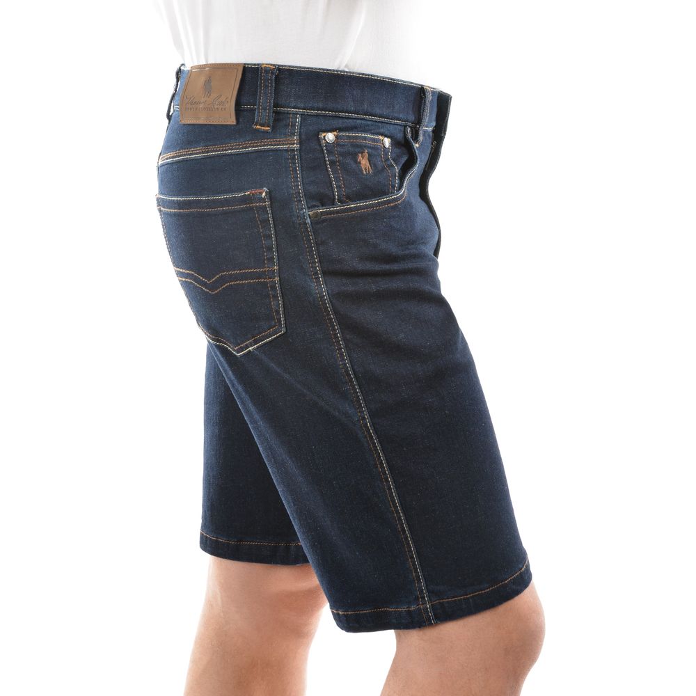 Side view of Thomas Cook Men's Bass Denim Shorts